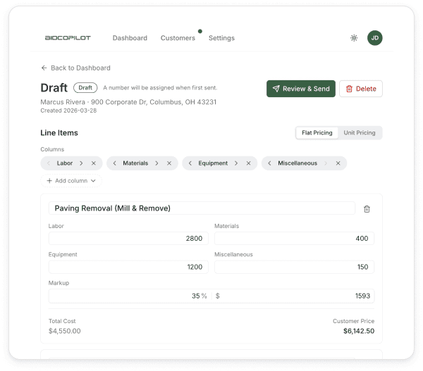 Analytics dashboard showing win-rates and revenue trends.